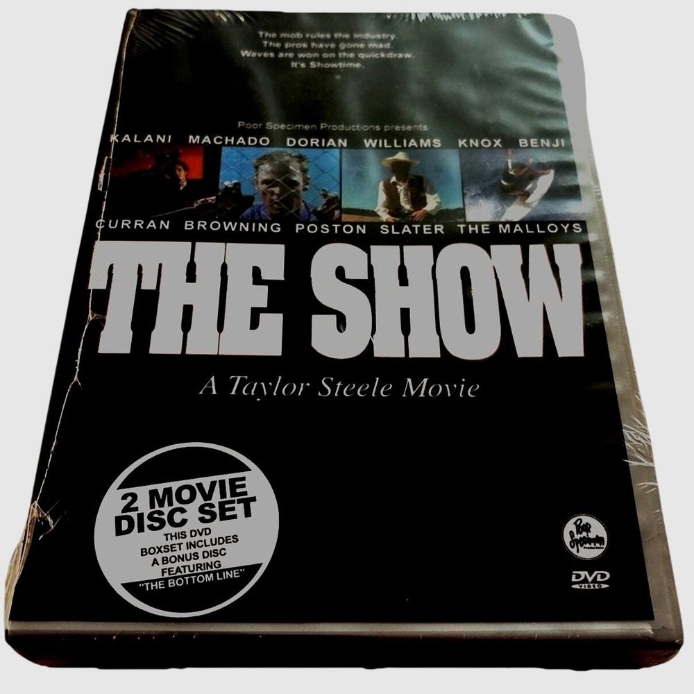 The Show A Taylor Steele Movie DVD 2-Disc Set Surf Film Kelly Slater Rob Machado